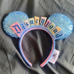 Marquee sign Disney ears